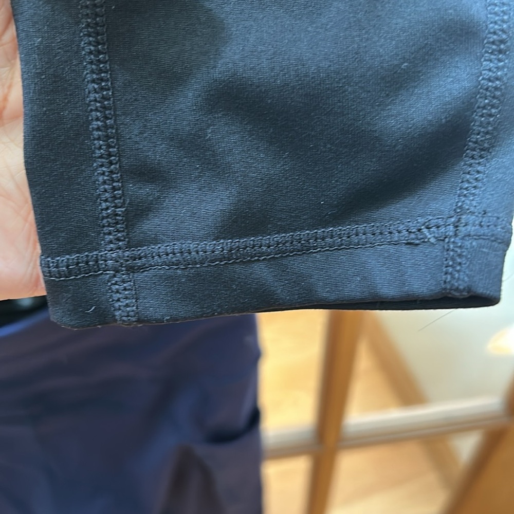 The Gym People, Black and Navy High-Waisted Leggings Bundle, Size Medium - Picture 4 of 7